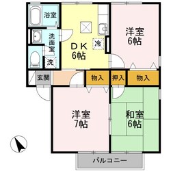 ルピナス風間の物件間取画像